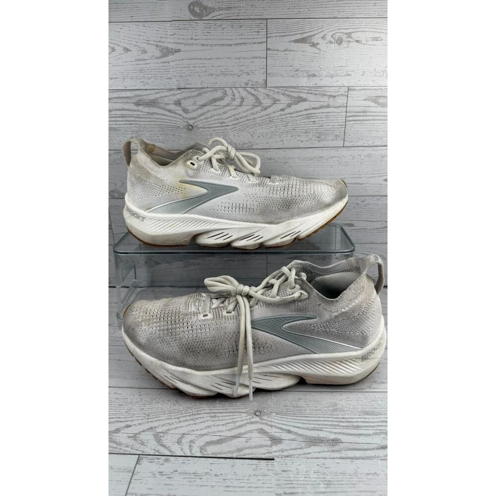Brooks Glycerin Flex 1204671B187 White 8.5B Womens Sneakers Running Shoes #212